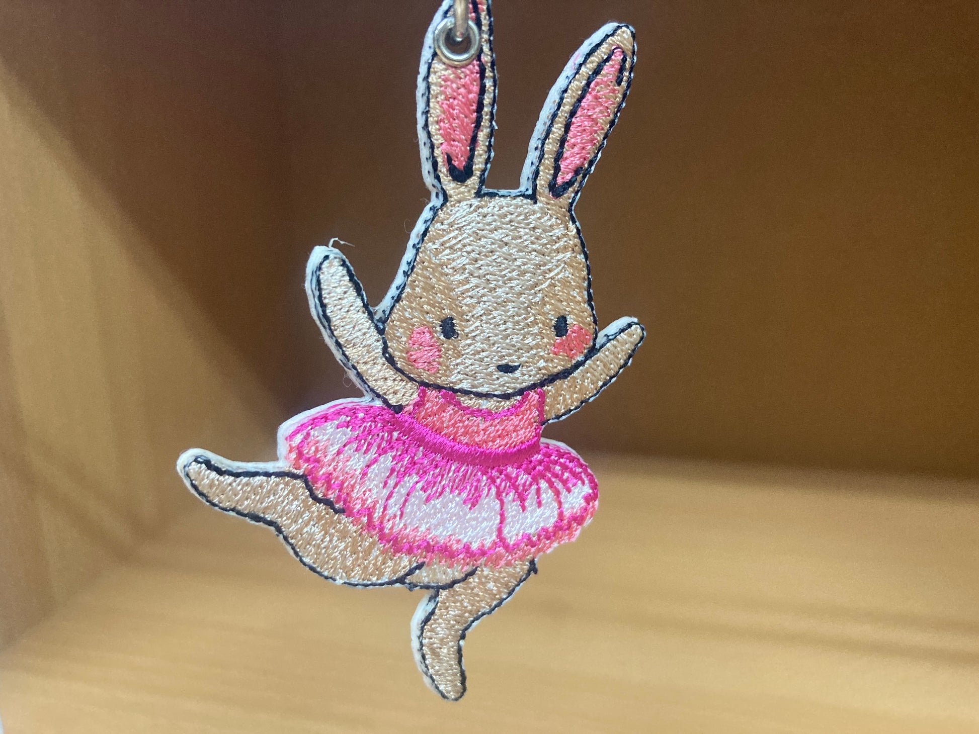 Tiny Treasures Seoul - Embroidered Bunny Ballet Bag Charm 9