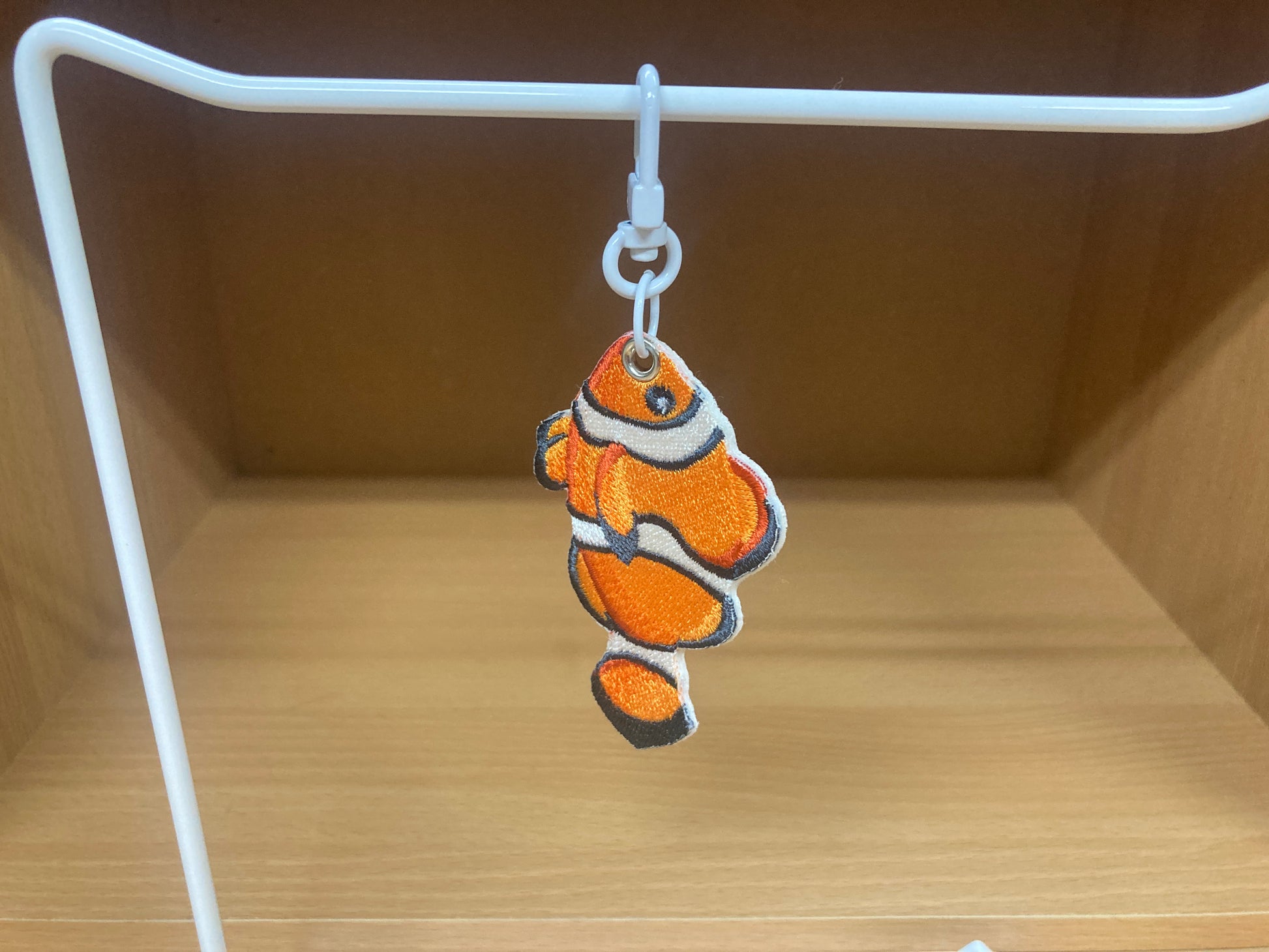 Tiny Treasures Seoul - Embroidered Clownfish Bag Charm 