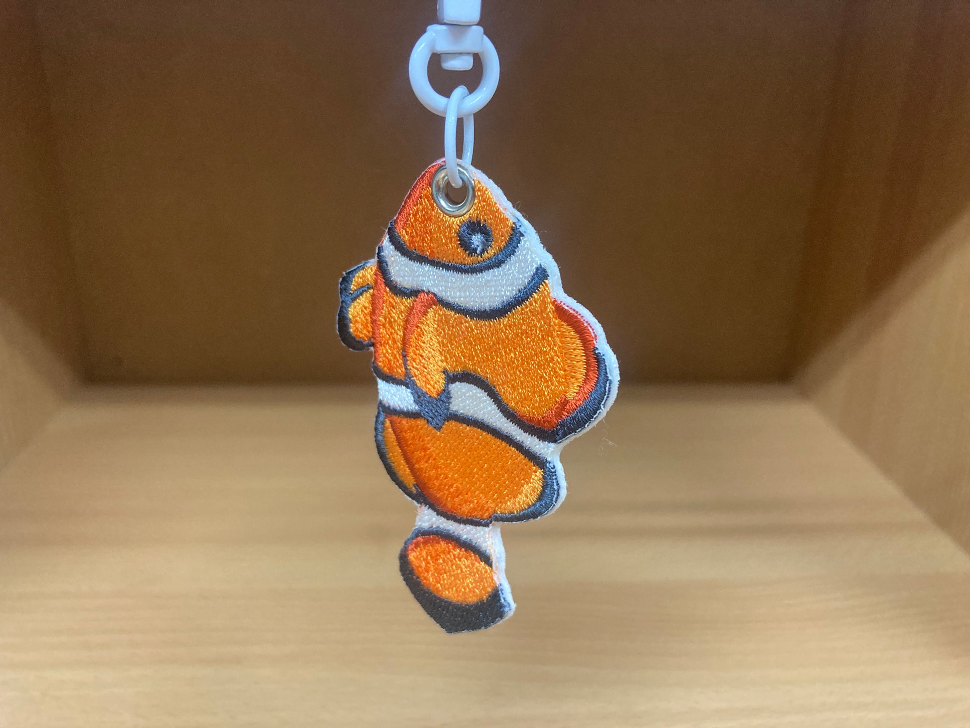 Tiny Treasures Seoul - Embroidered Clownfish Bag Charm 2