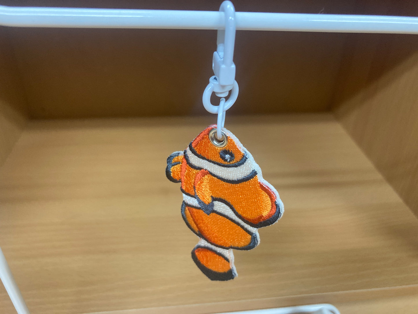 Tiny Treasures Seoul - Embroidered Clownfish Bag Charm 3
