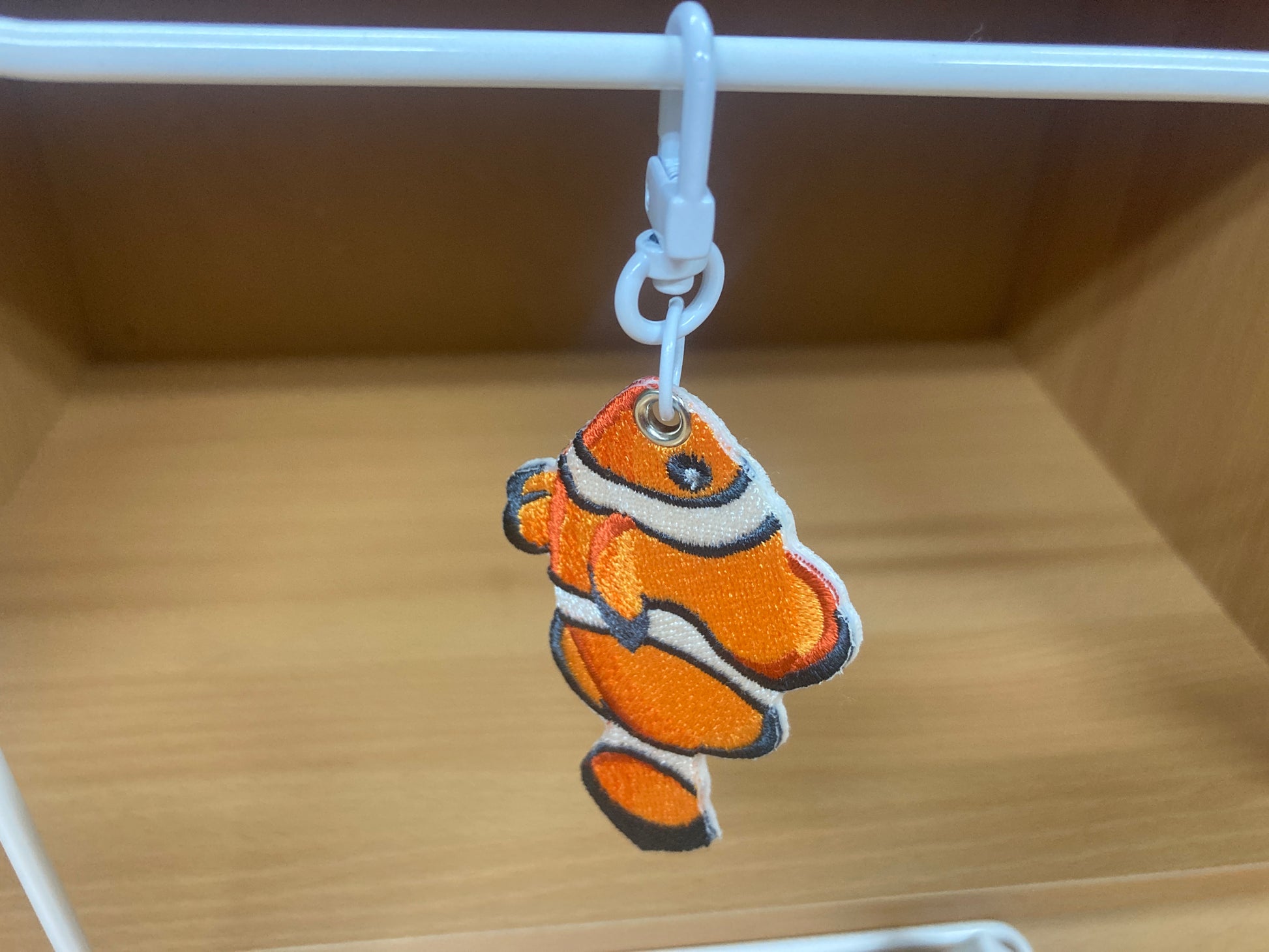 Tiny Treasures Seoul - Embroidered Clownfish Bag Charm 3