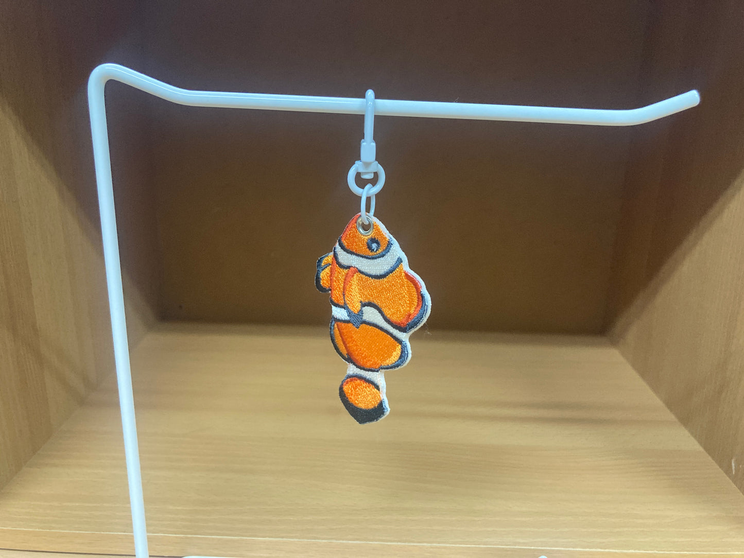 Tiny Treasures Seoul - Embroidered Clownfish Bag Charm 4