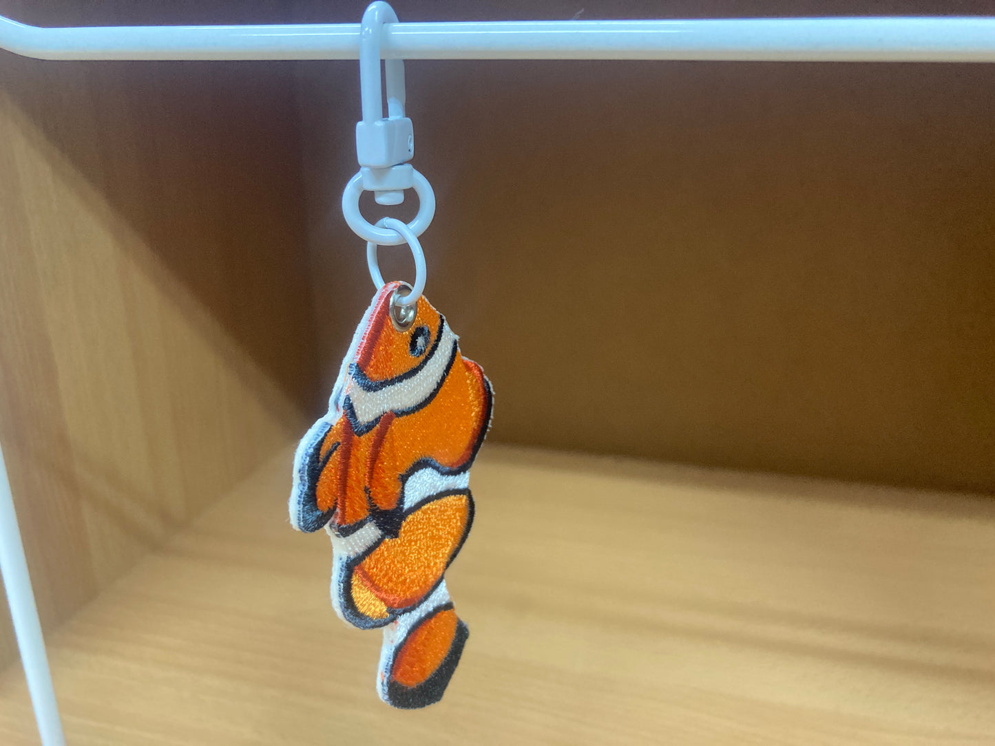 Tiny Treasures Seoul - Embroidered Clownfish Bag Charm 6