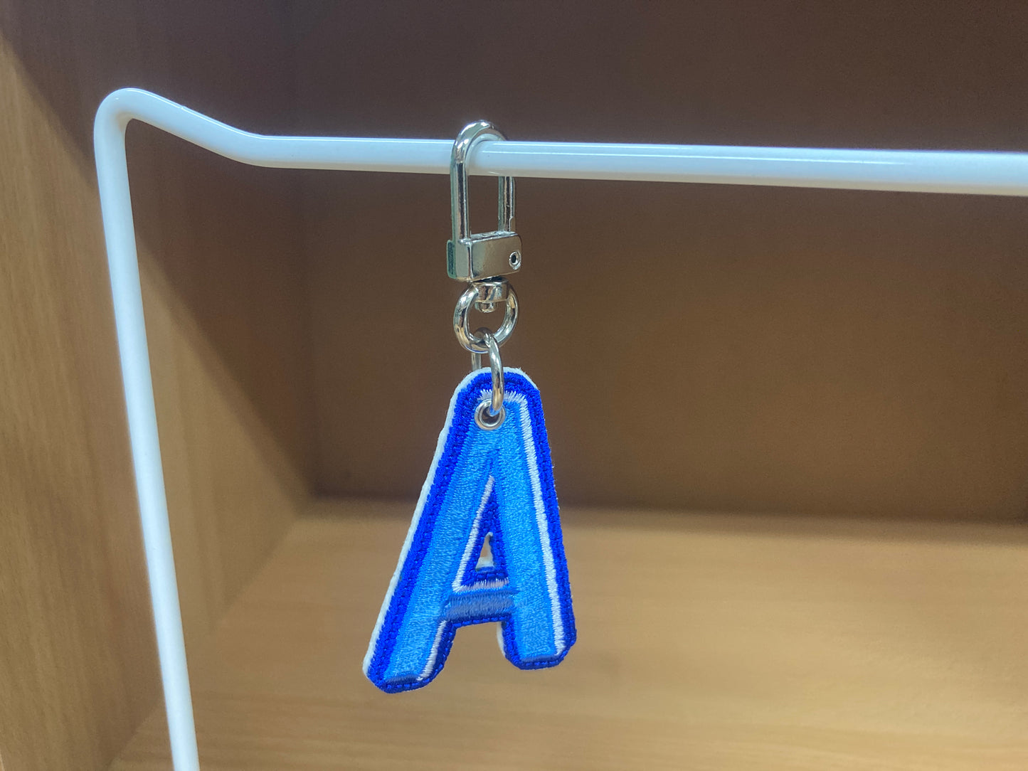 Tiny Treasures Seoul - Embroidered Initial A Bag Charm 