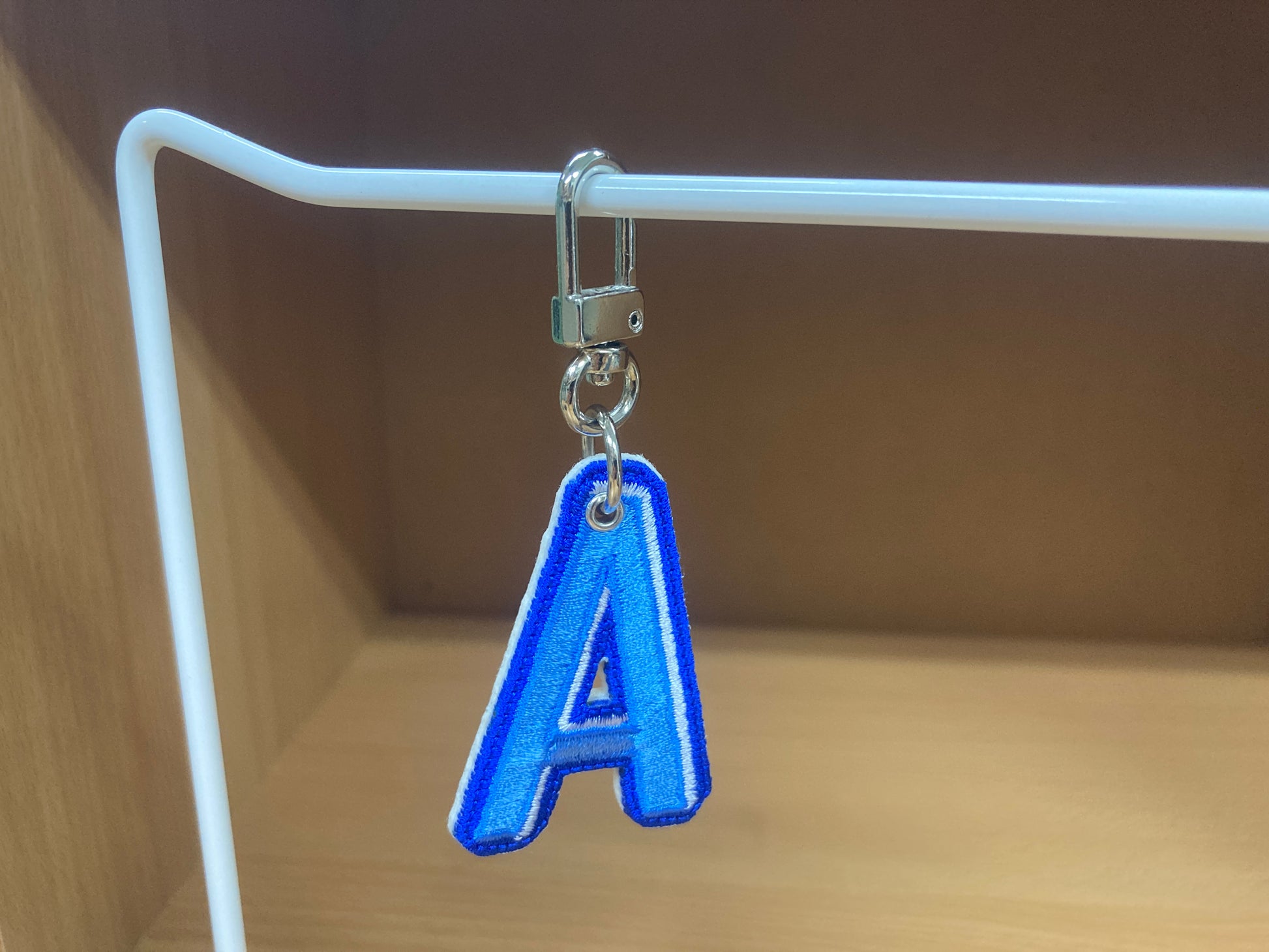 Tiny Treasures Seoul - Embroidered Initial A Bag Charm 