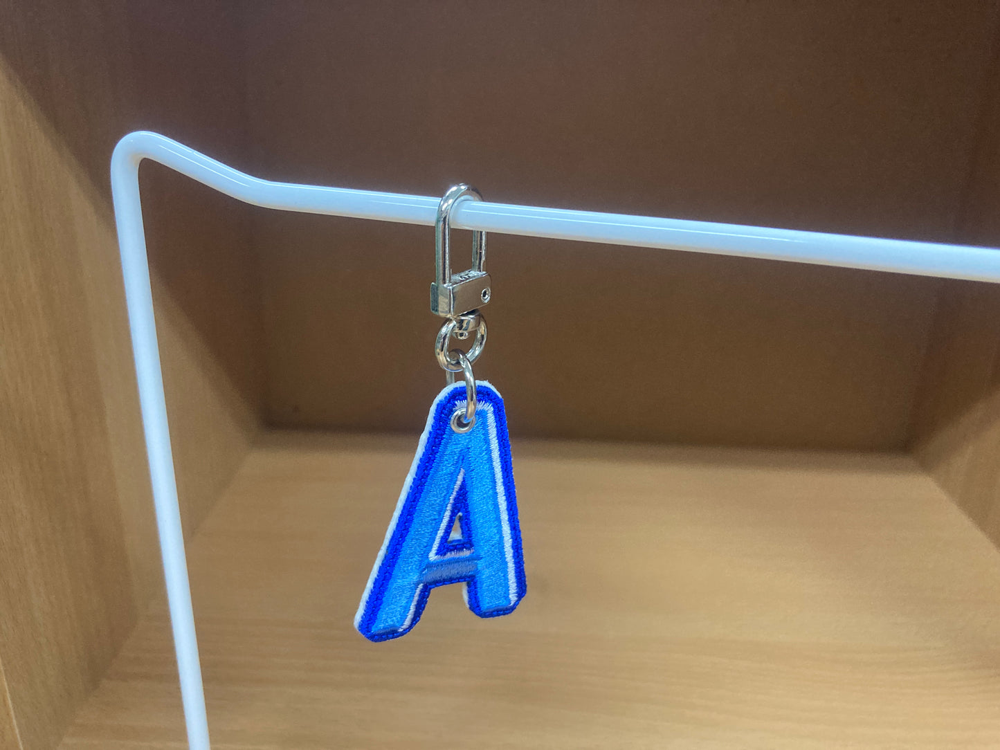 Tiny Treasures Seoul - Embroidered Initial A Bag Charm 2