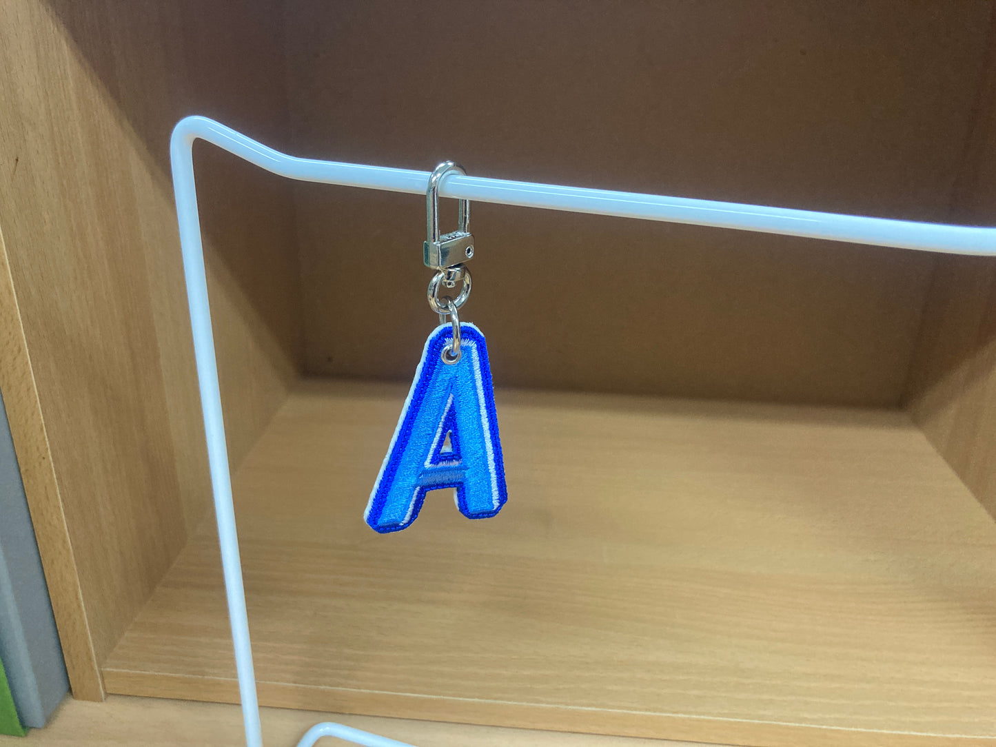 Tiny Treasures Seoul - Embroidered Initial A Bag Charm 7