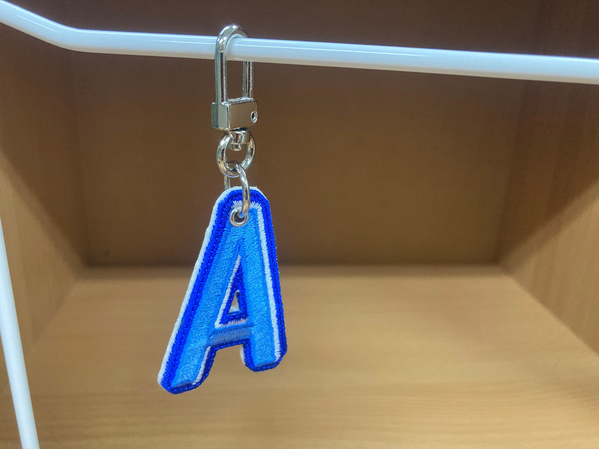 Tiny Treasures Seoul - Embroidered Initial A Bag Charm 8