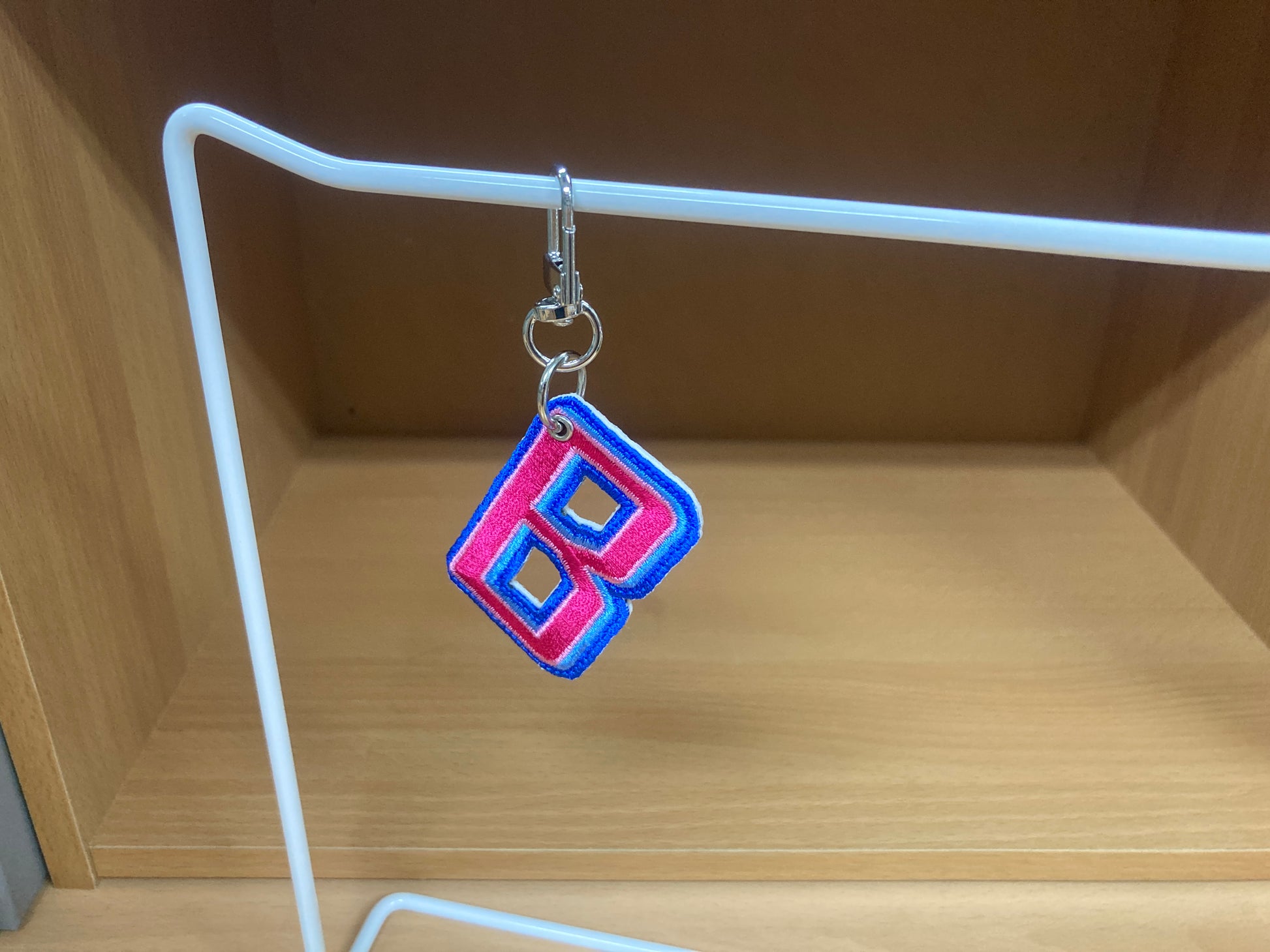 Tiny Treasures Seoul - Embroidered Initial B Bag Charm 14