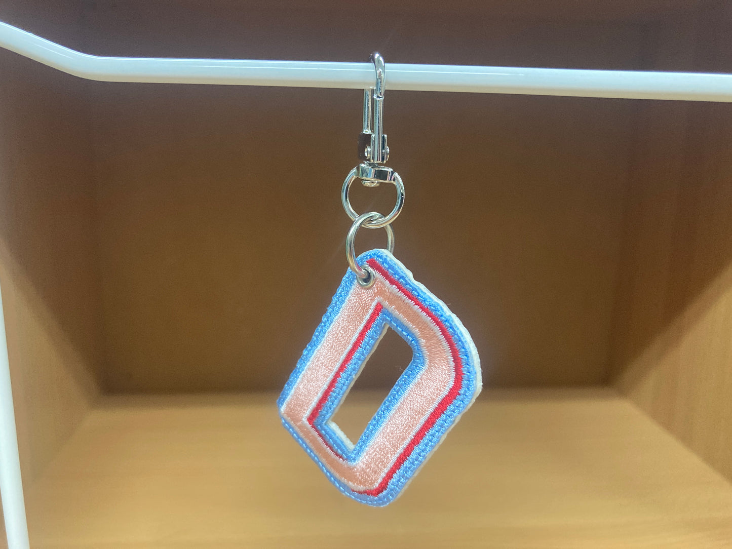 Tiny Treasures Seoul - Embroidered Initial D Bag Charm 10