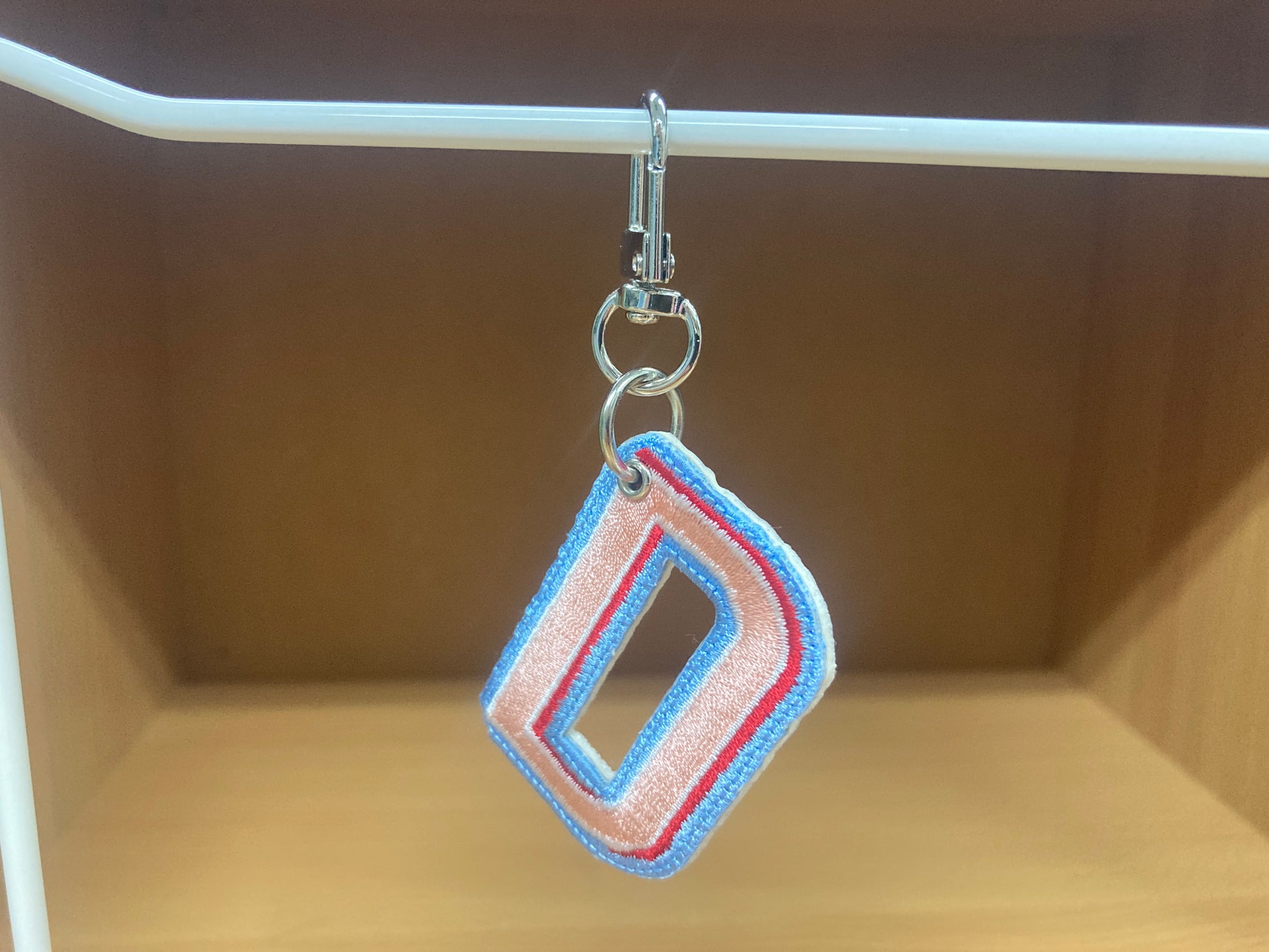 Tiny Treasures Seoul - Embroidered Initial D Bag Charm 10