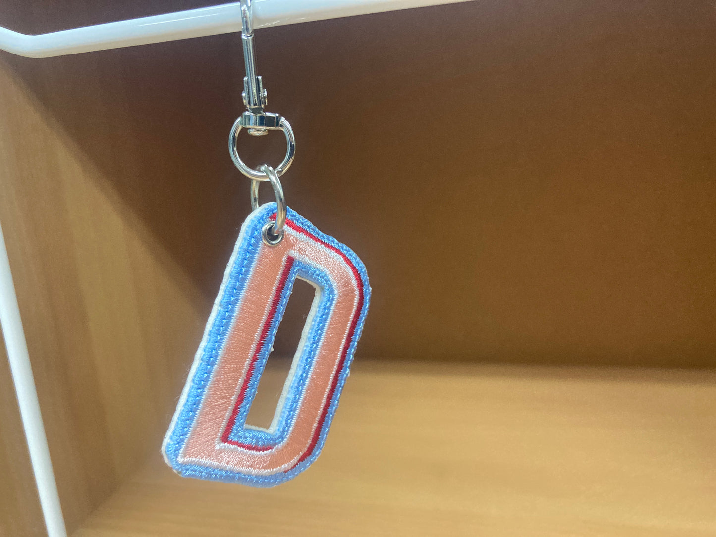 Tiny Treasures Seoul - Embroidered Initial D Bag Charm 11