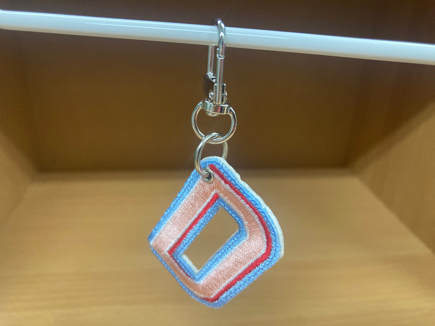 Tiny Treasures Seoul - Embroidered Initial D Bag Charm 8