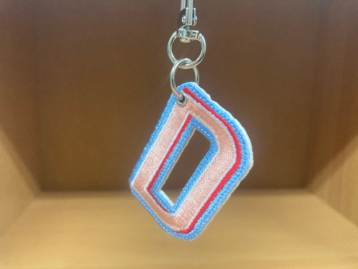 Tiny Treasures Seoul - Embroidered Initial D Bag Charm 9