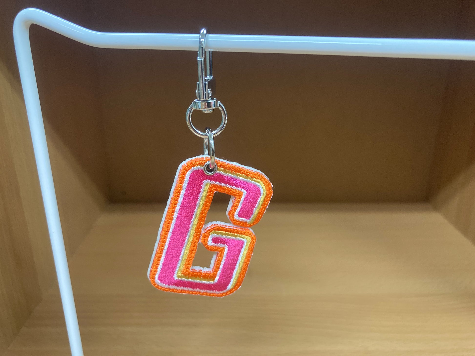 Tiny Treasures Seoul - Embroidered Initial G Bag Charm 11