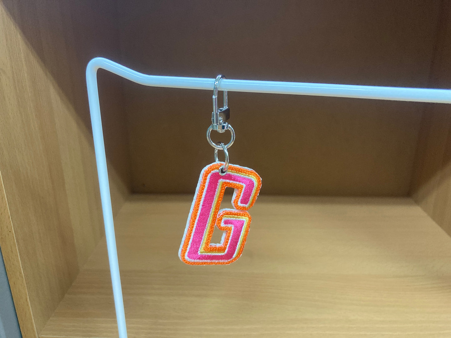 Tiny Treasures Seoul - Embroidered Initial G Bag Charm 2