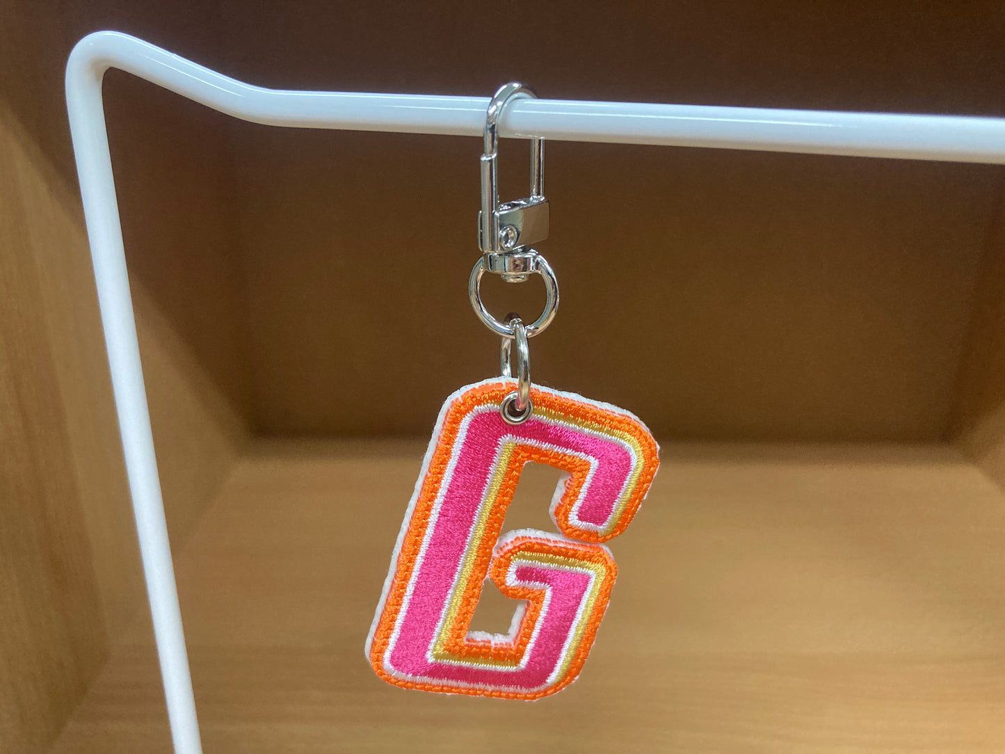 Tiny Treasures Seoul - Embroidered Initial G Bag Charm 3