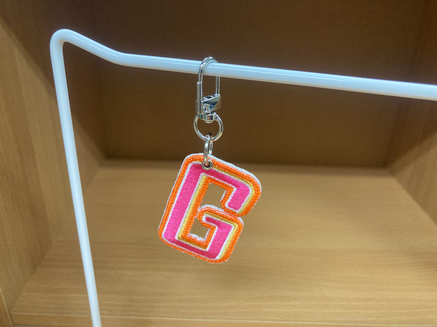 Tiny Treasures Seoul - Embroidered Initial G Bag Charm 9