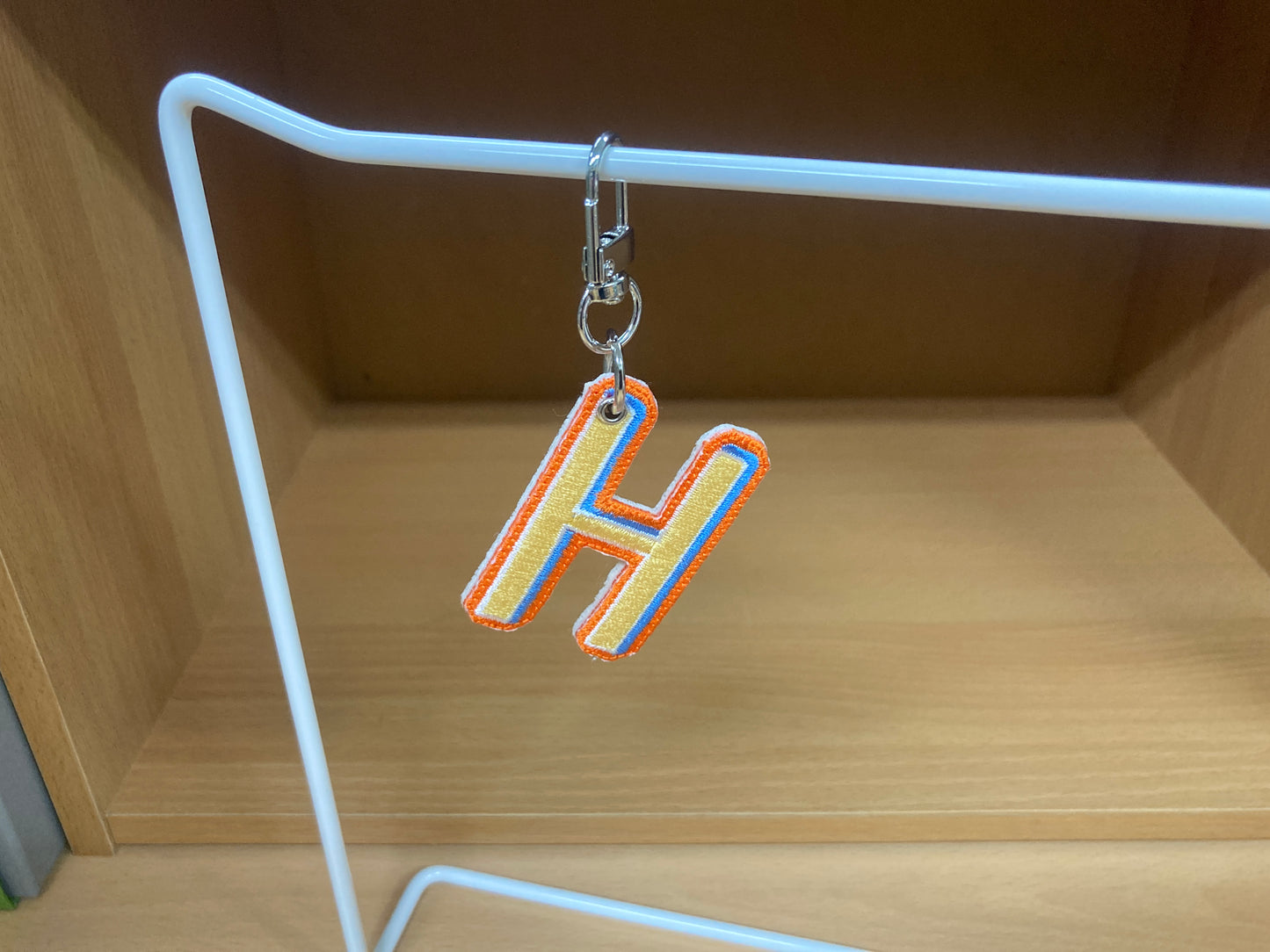Tiny Treasures Seoul - Embroidered Initial H Bag Charm 7