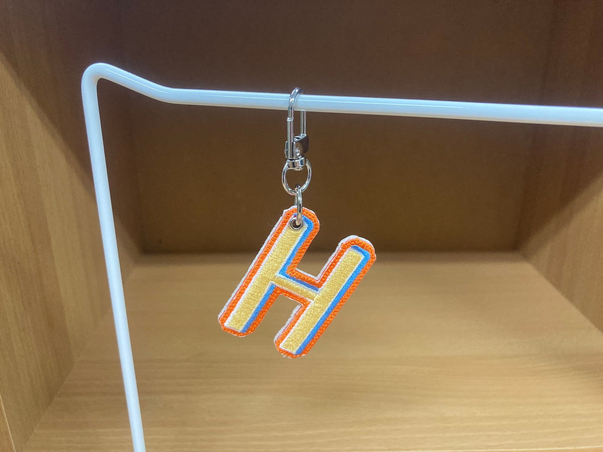 Tiny Treasures Seoul - Embroidered Initial H Bag Charm 8