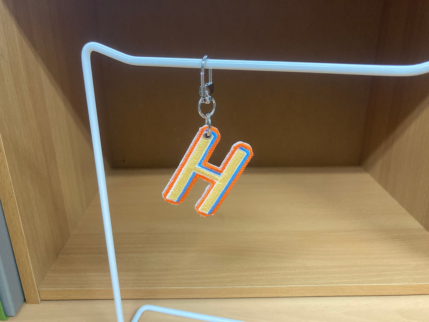 Tiny Treasures Seoul - Embroidered Initial H Bag Charm 9