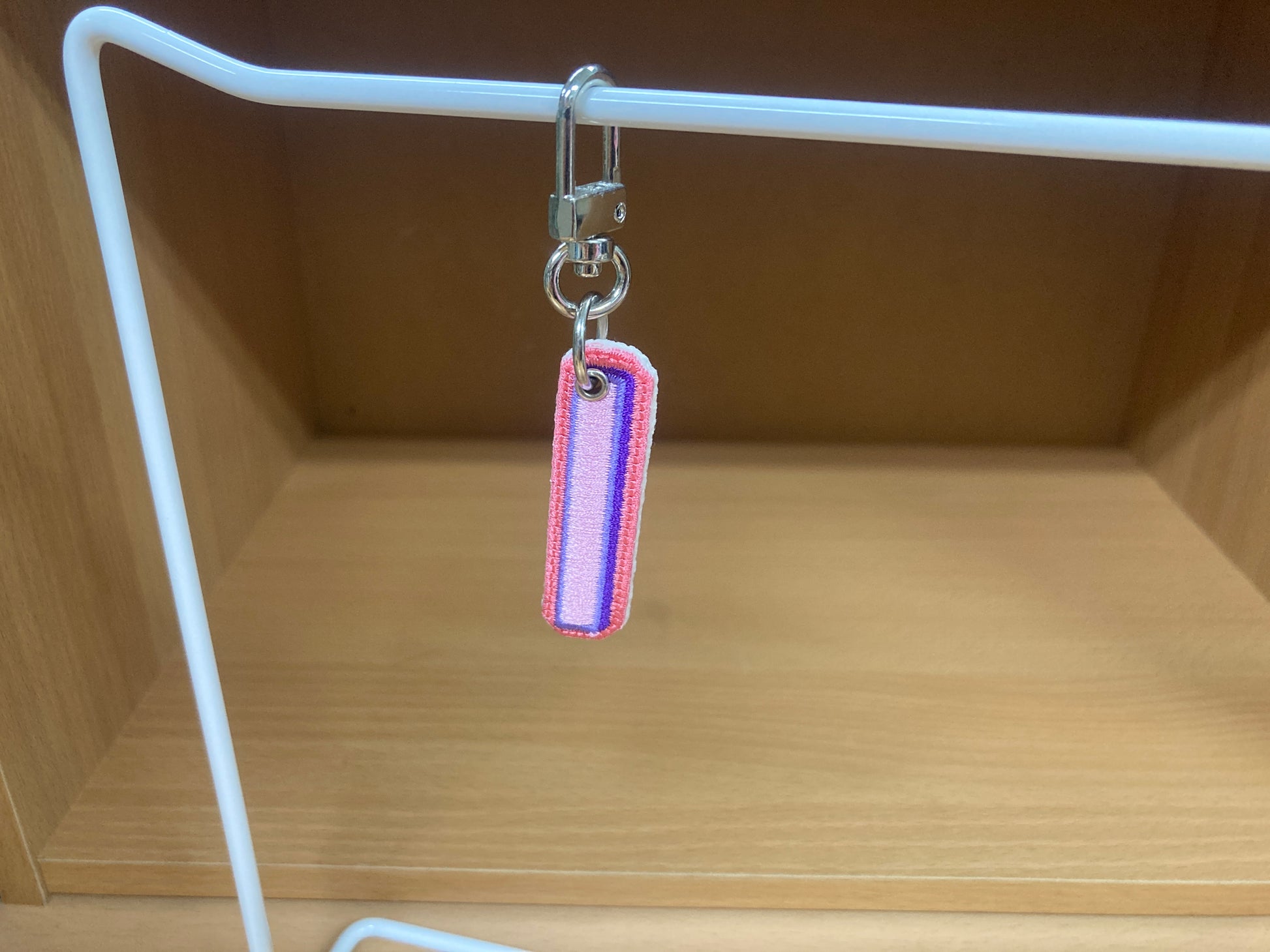 Tiny Treasures Seoul - Embroidered Initial I Bag Charm 9
