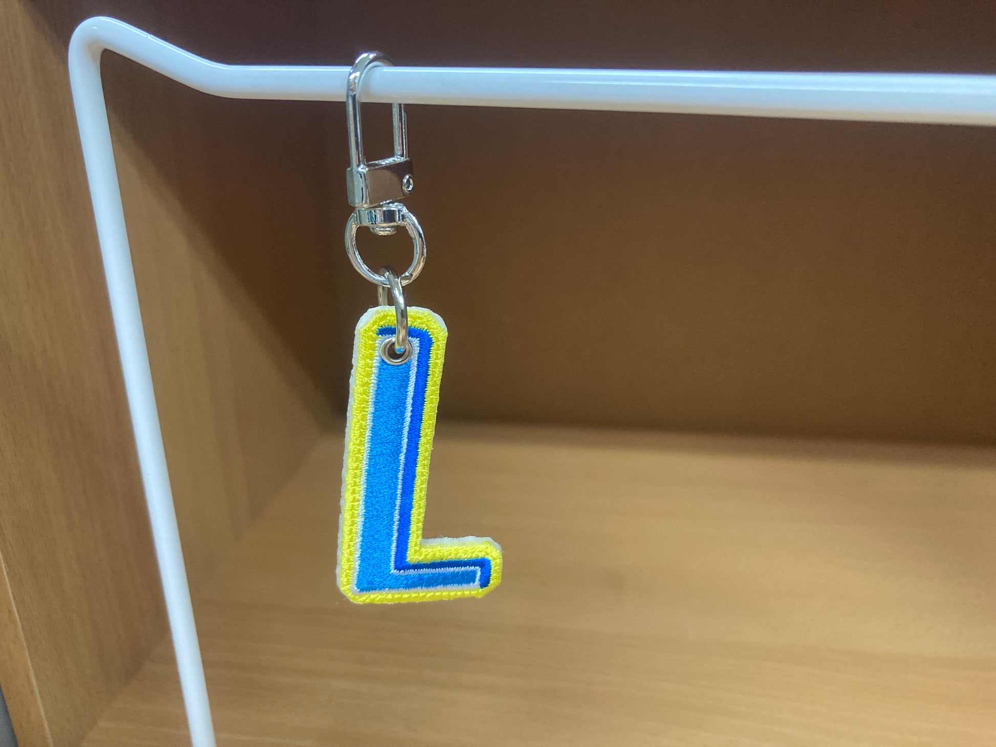 Tiny Treasures Seoul - Embroidered Initial L Bag Charm 7