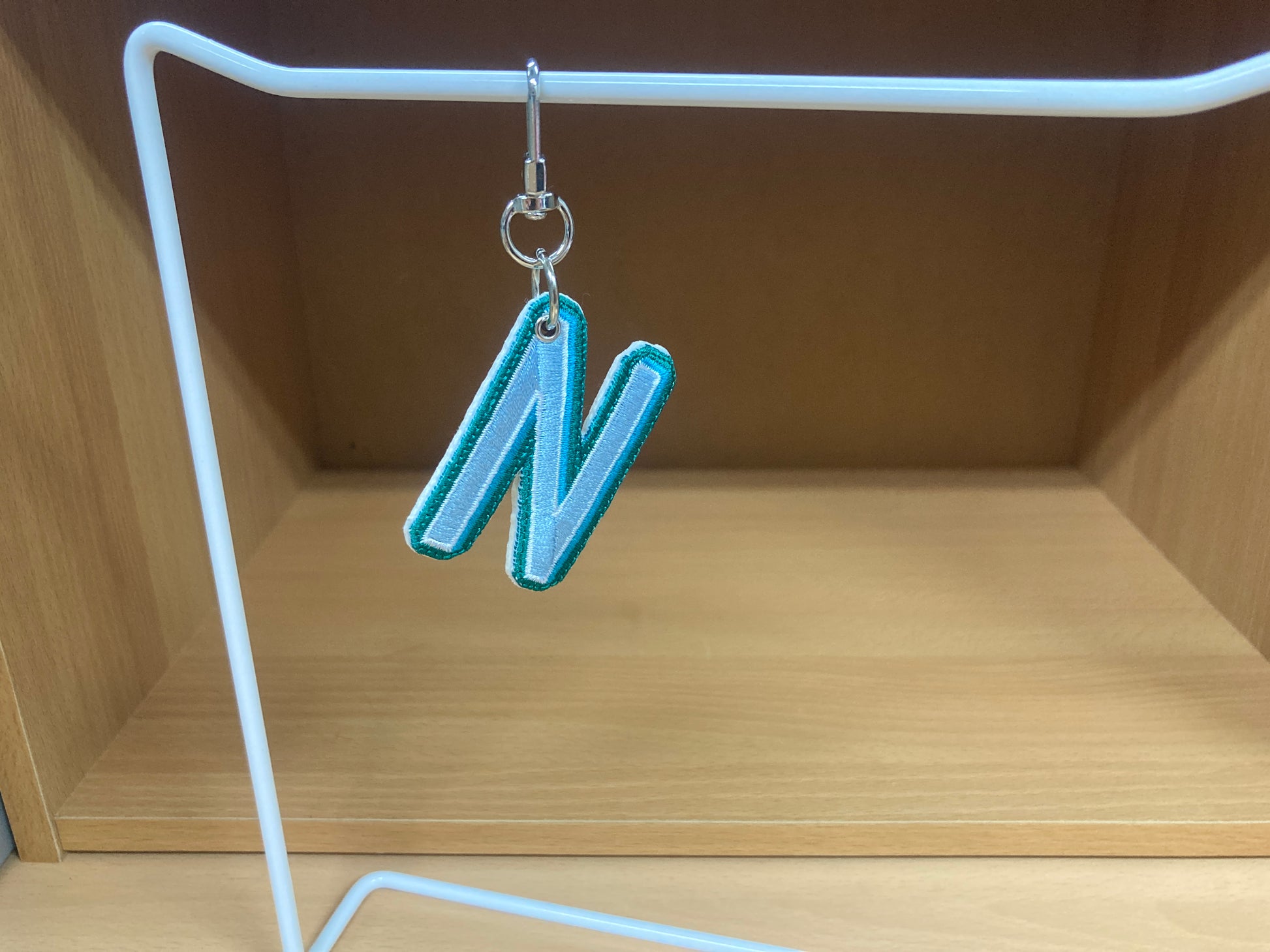 Tiny Treasures Seoul - Embroidered Initial N Bag Charm 7