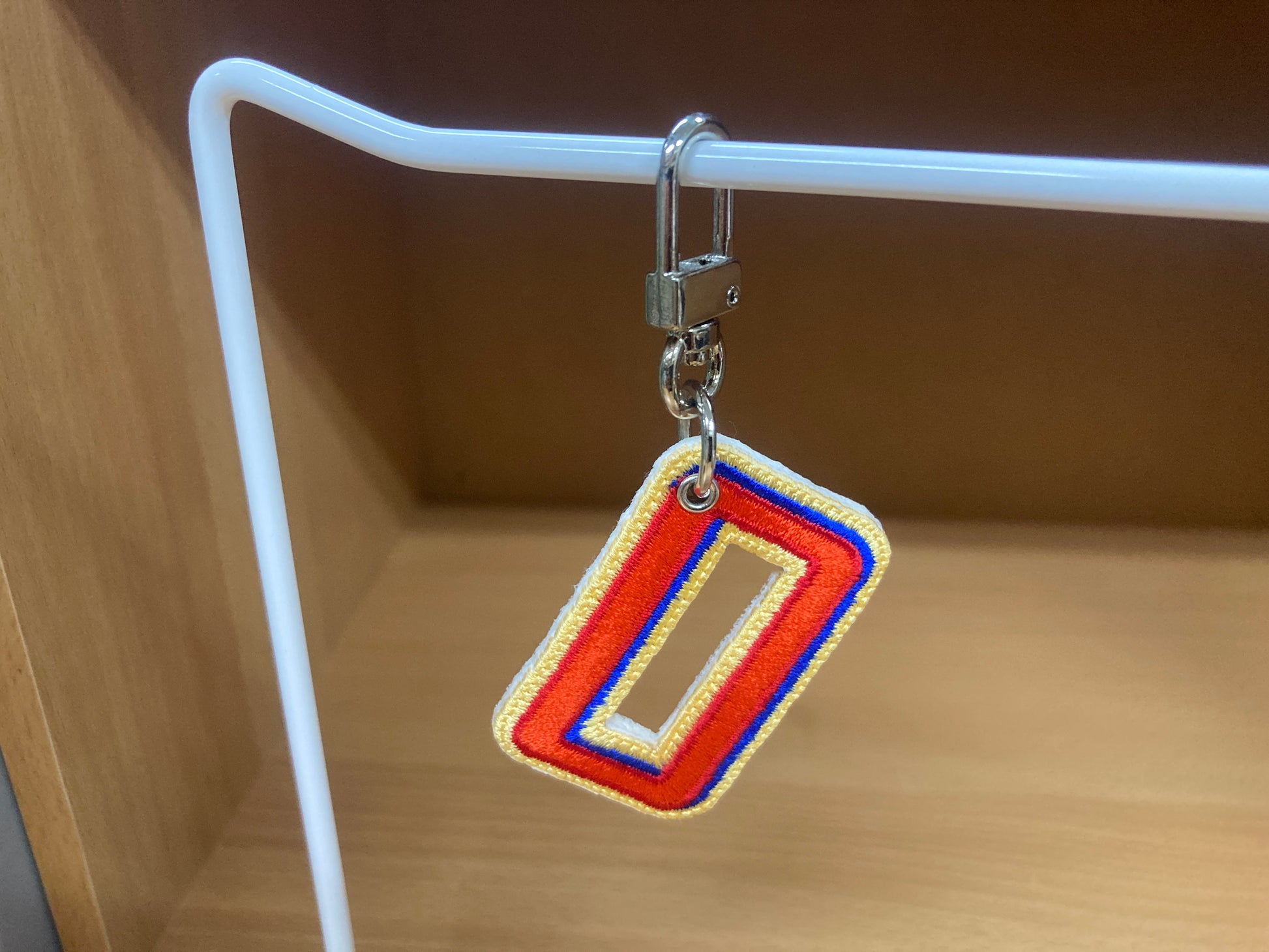 Tiny Treasures Seoul - Embroidered Initial O Bag Charm
