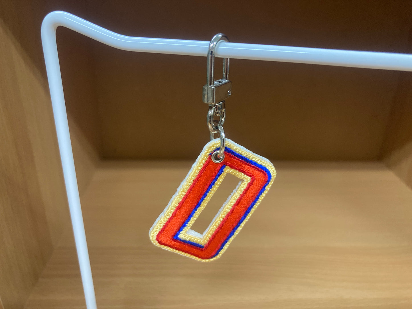 Tiny Treasures Seoul - Embroidered Initial O Bag Charm 14