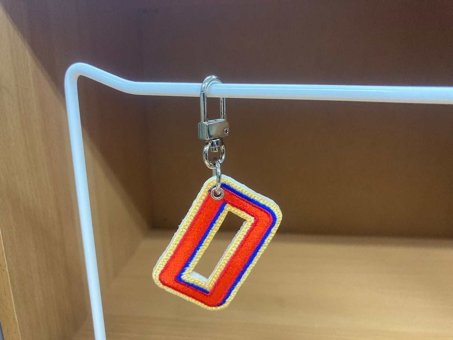 Tiny Treasures Seoul - Embroidered Initial O Bag Charm 3