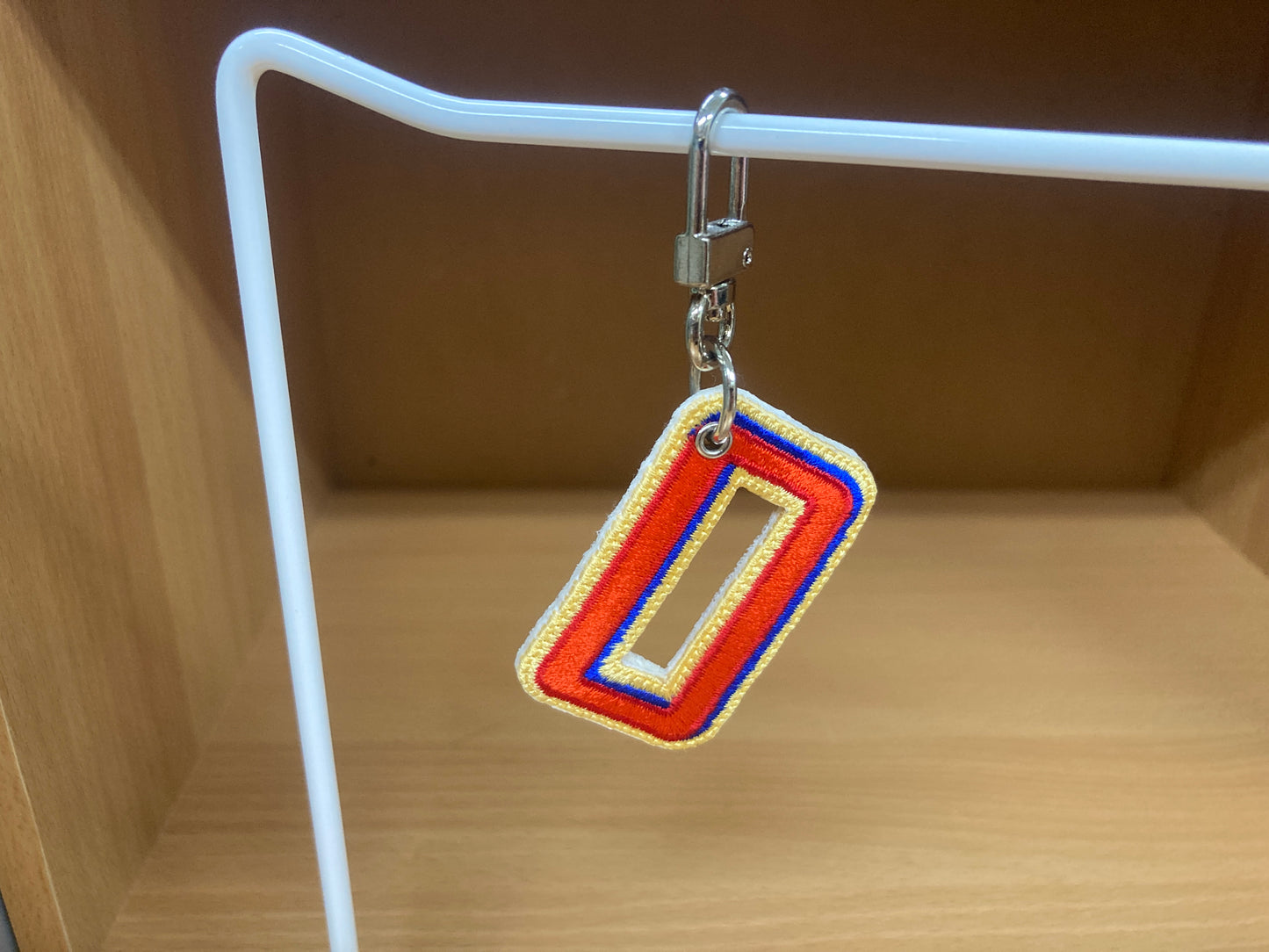 Tiny Treasures Seoul - Embroidered Initial O Bag Charm 5