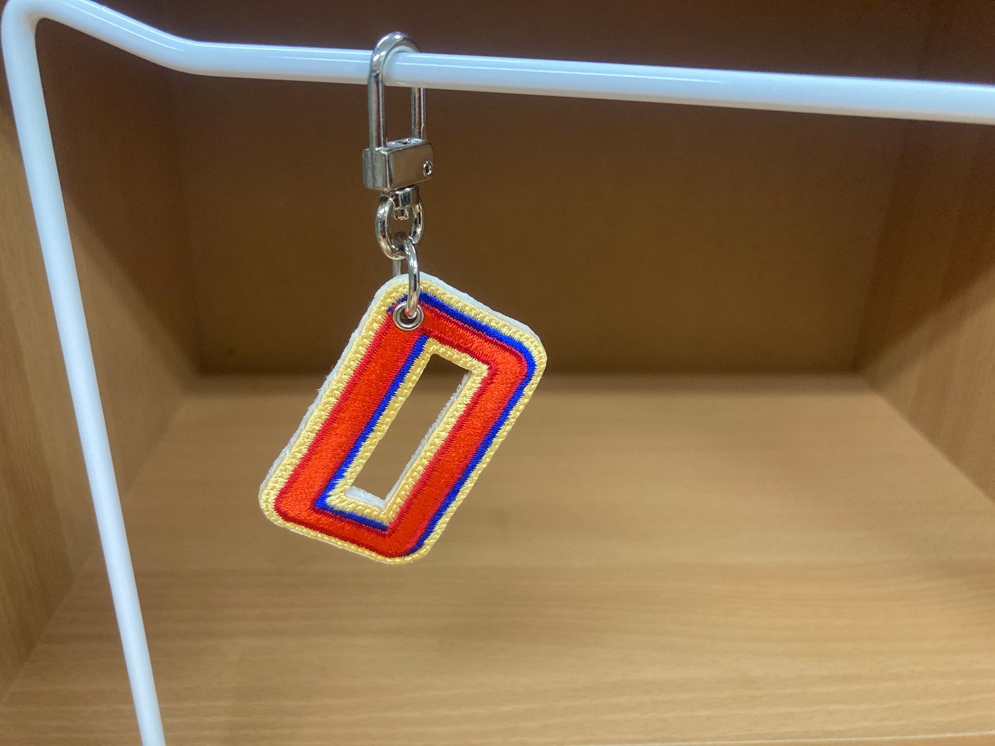 Tiny Treasures Seoul - Embroidered Initial O Bag Charm 6