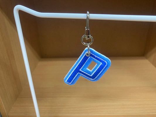 Tiny Treasures Seoul - Embroidered Initial P Bag Charm
