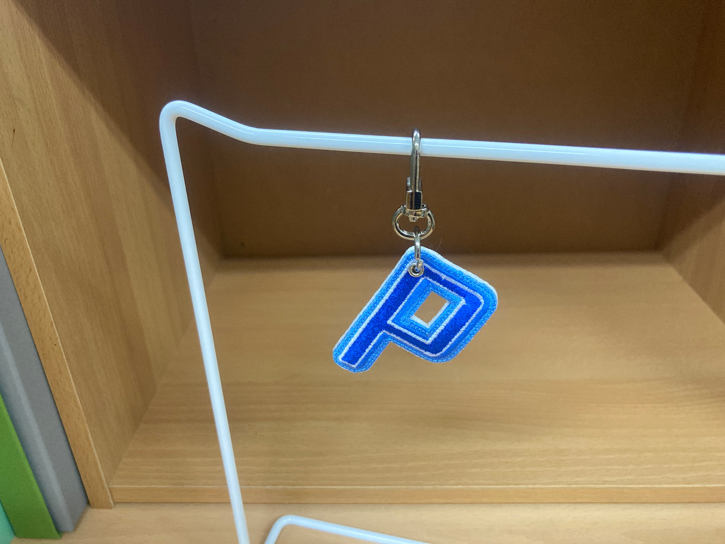 Tiny Treasures Seoul - Embroidered Initial P Bag Charm 4