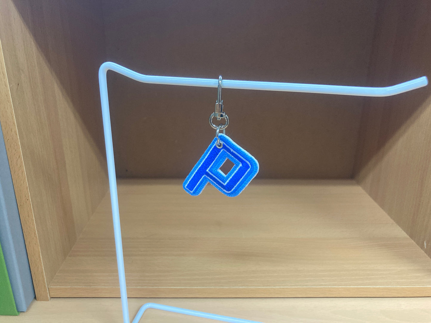 Tiny Treasures Seoul - Embroidered Initial P Bag Charm 6