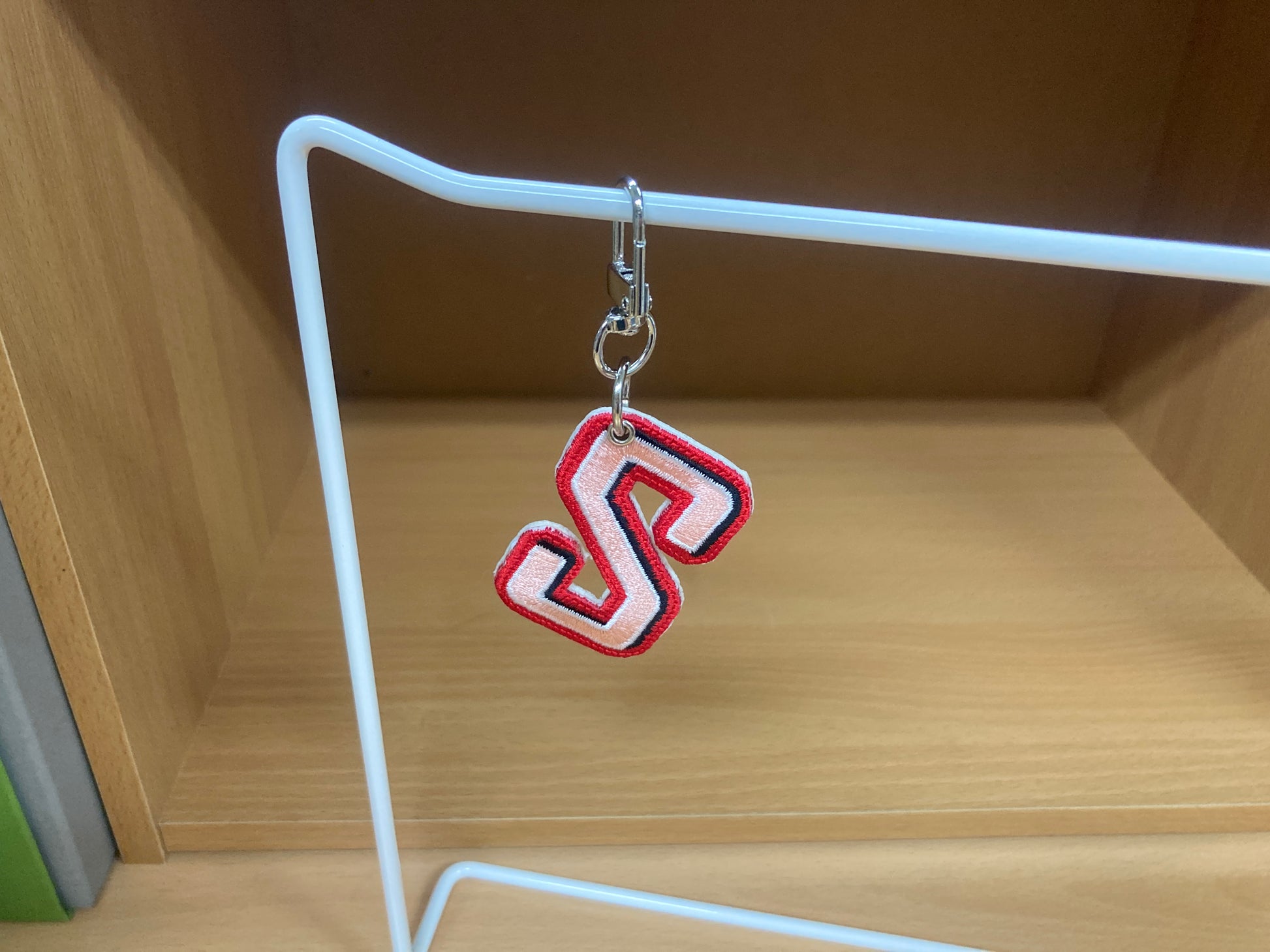 Tiny Treasures Seoul - Embroidered Initial S Bag Charm 12