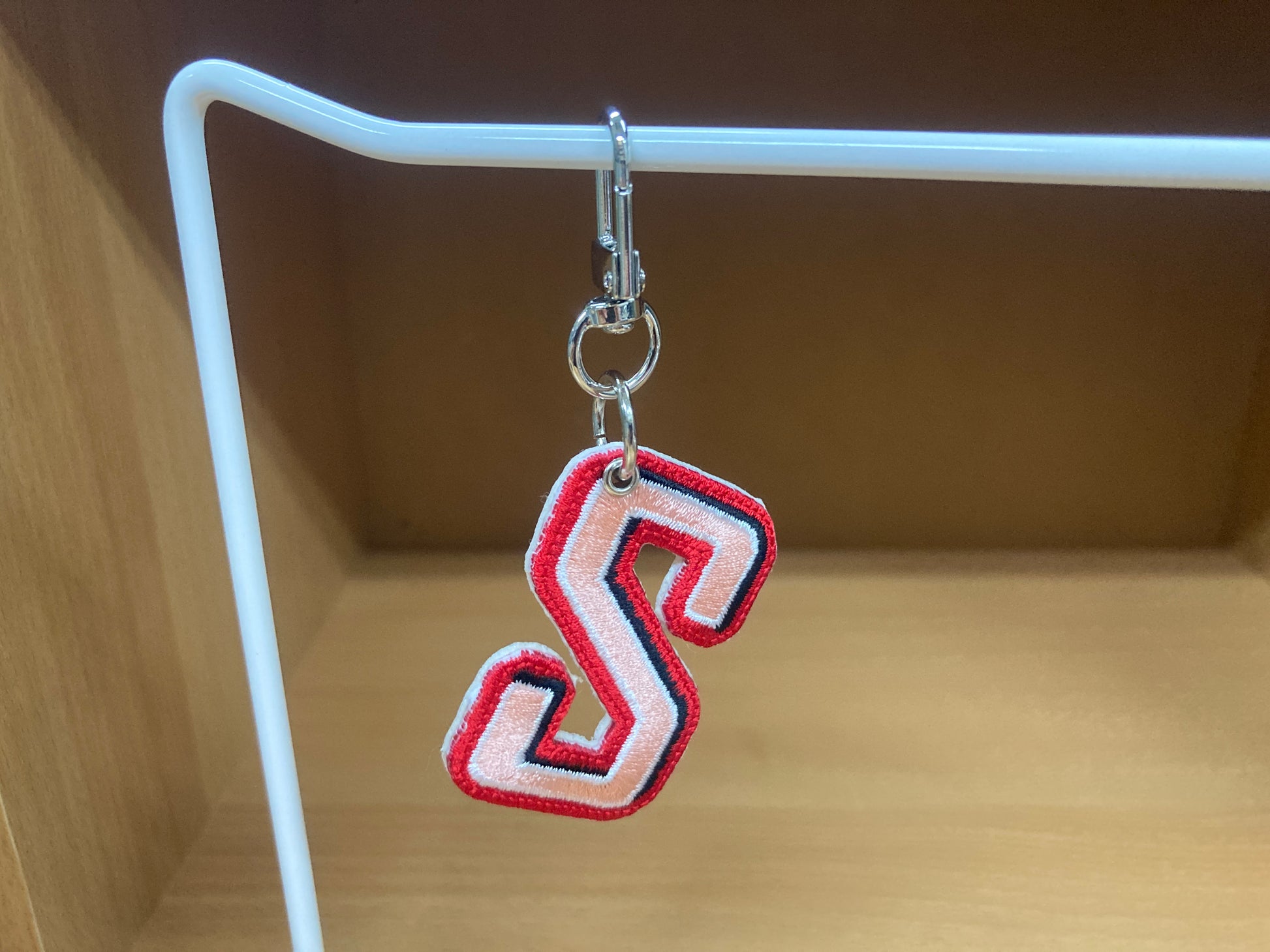 Tiny Treasures Seoul - Embroidered Initial S Bag Charm 2