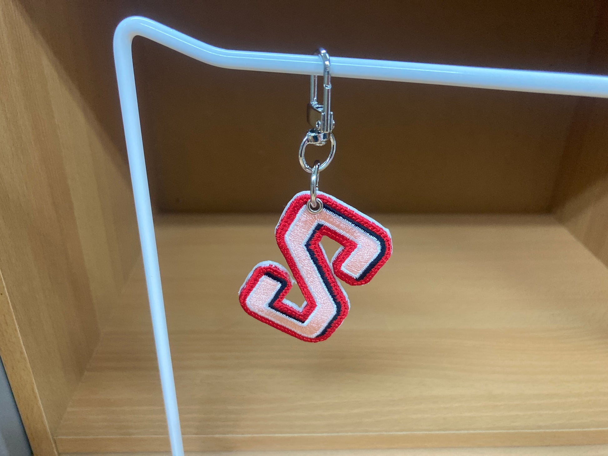 Tiny Treasures Seoul - Embroidered Initial S Bag Charm 5