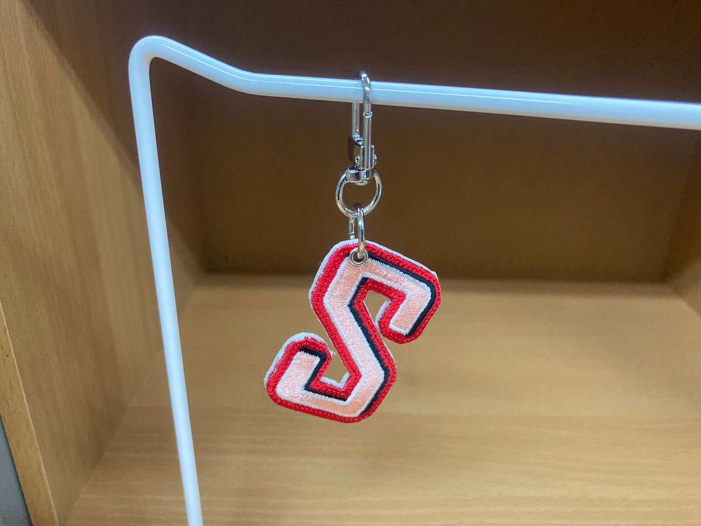 Tiny Treasures Seoul - Embroidered Initial S Bag Charm 7