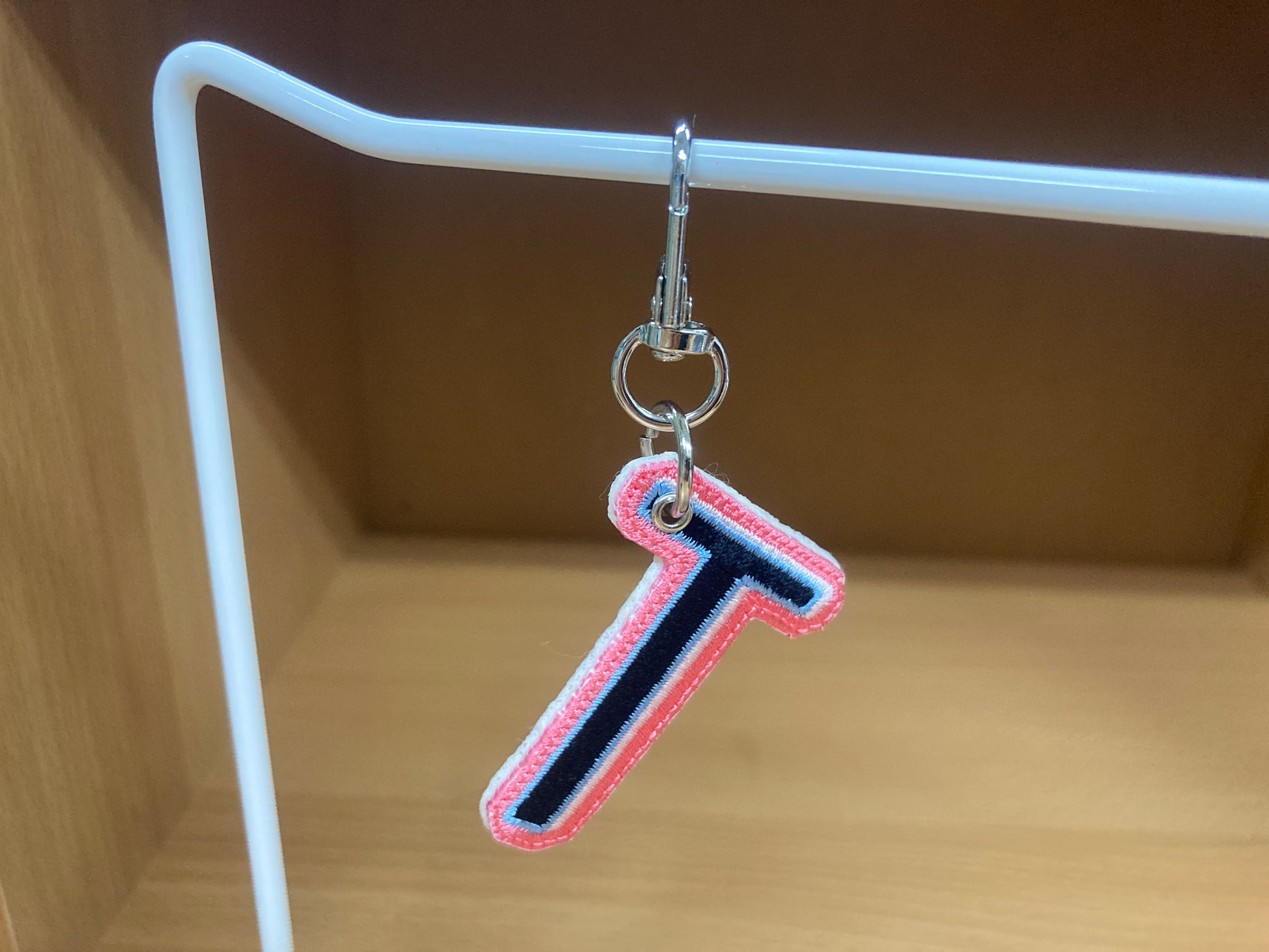 Tiny Treasures Seoul - Embroidered Initial T Bag Charm 10