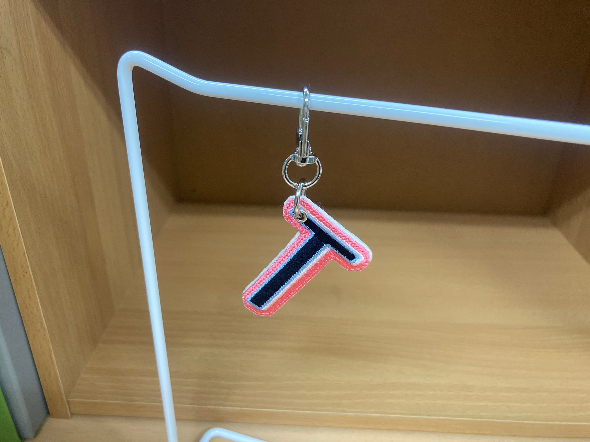Tiny Treasures Seoul - Embroidered Initial T Bag Charm 15