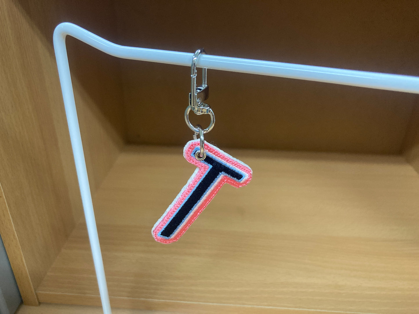 Tiny Treasures Seoul - Embroidered Initial T Bag Charm 7
