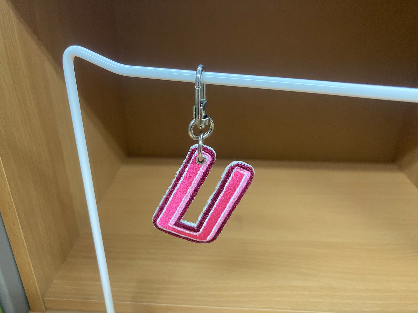 Tiny Treasures Seoul - Embroidered Initial U Bag Charm