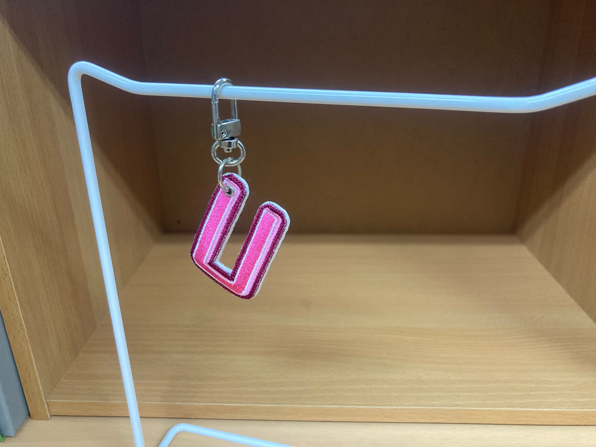 Tiny Treasures Seoul - Embroidered Initial U Bag Charm 12