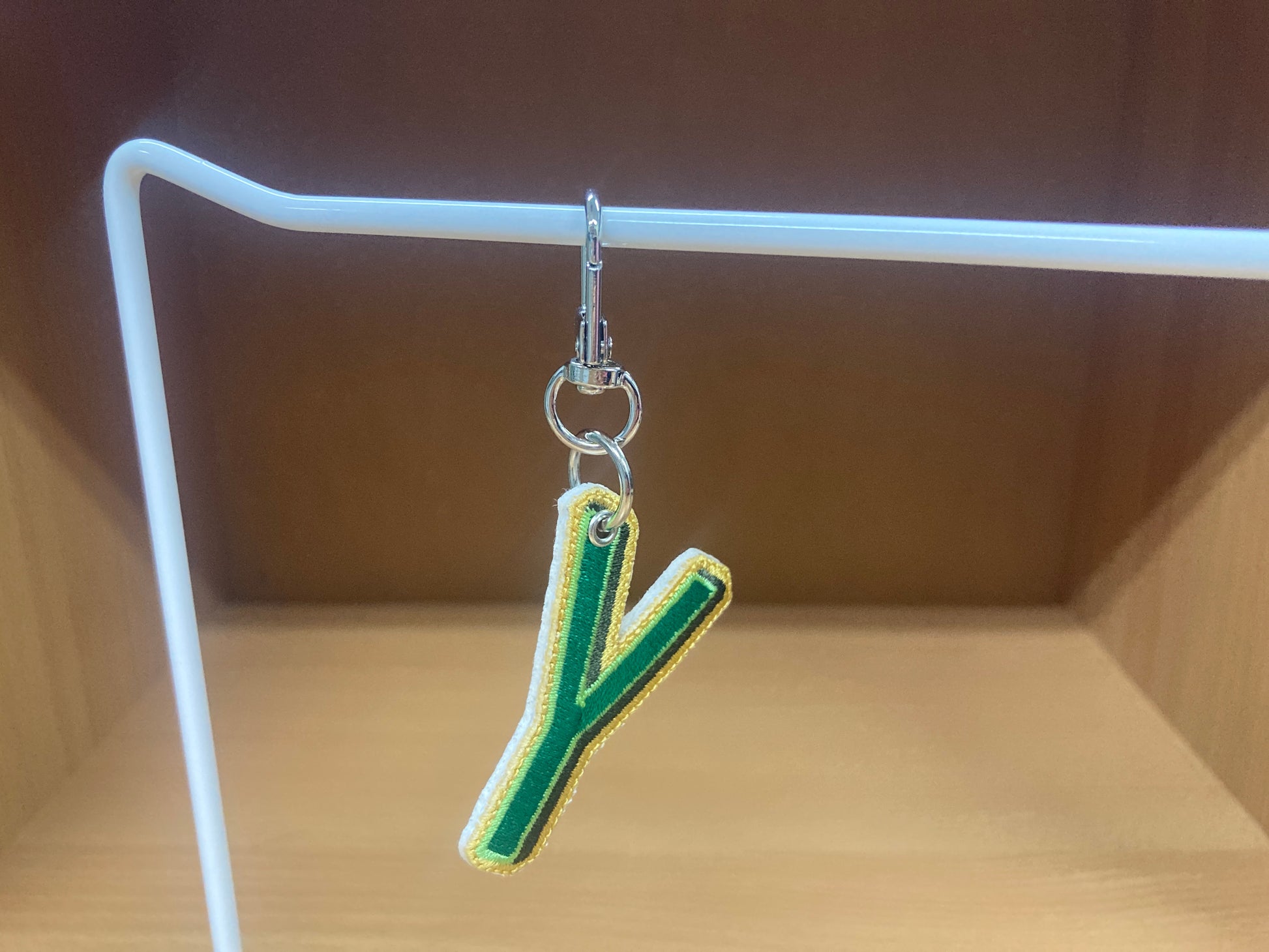 Tiny Treasures Seoul - Embroidered Initial Y Bag Charm 6
