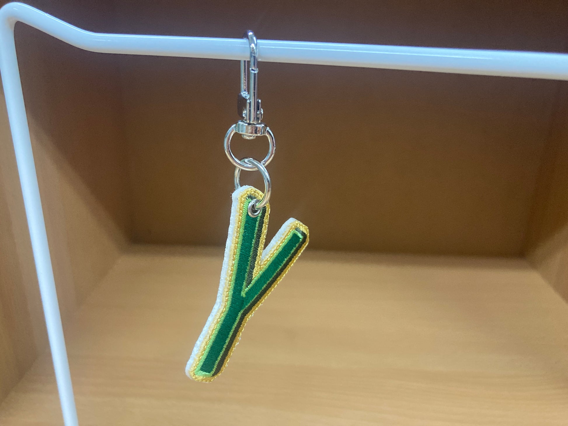 Tiny Treasures Seoul - Embroidered Initial Y Bag Charm 7