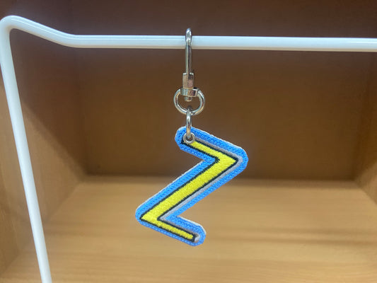 Tiny Treasures Seoul - Embroidered Initial Z Bag Charm 