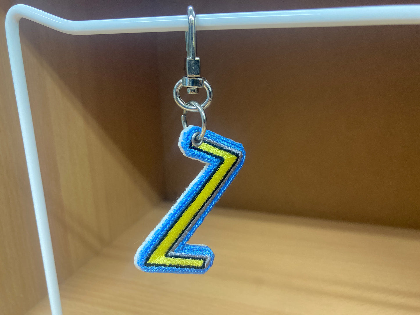 Tiny Treasures Seoul - Embroidered Initial Z Bag Charm 6