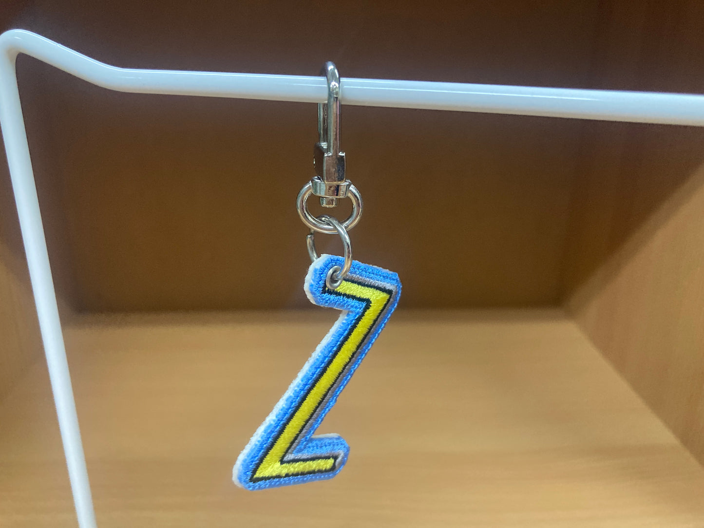 Tiny Treasures Seoul - Embroidered Initial Z Bag Charm 8